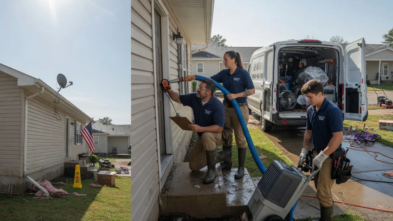 Ceiling Water Damage Restoration in Scotland, CT near me